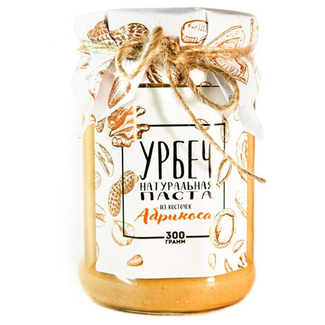 Урбеч из косточек абрикоса.