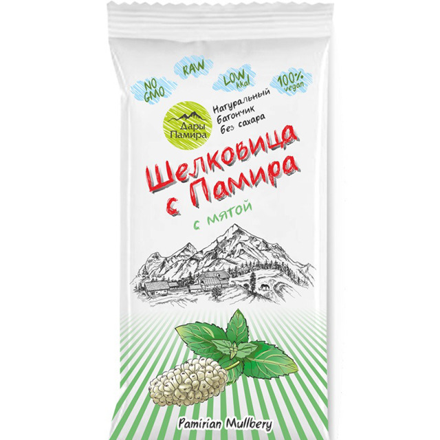 Батончик из шелковицы с мятой
