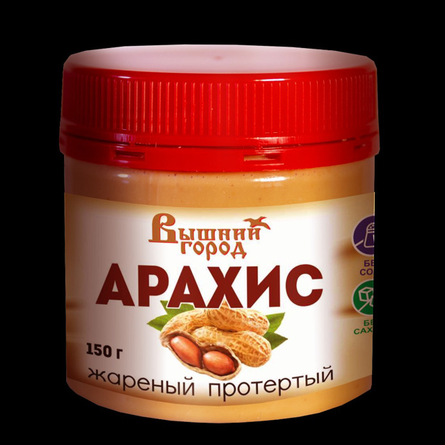 Арахис жаренный протертый "Вышний город", 150г