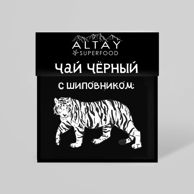 Черный чай с Шиповником 30 гр