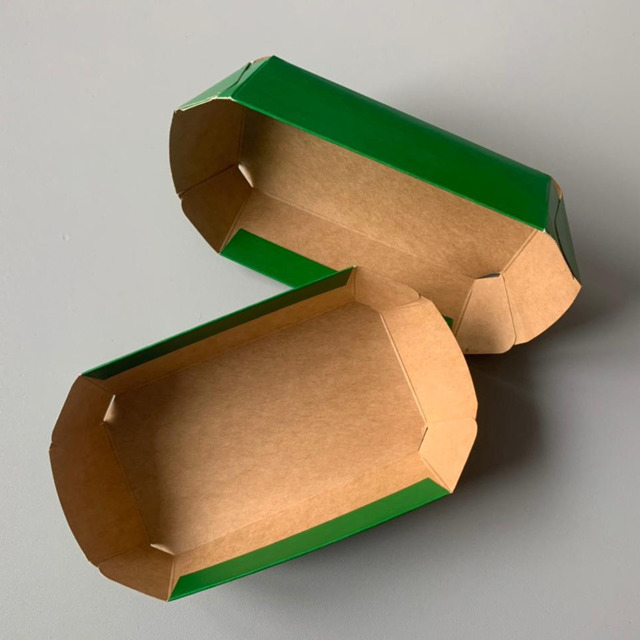 Лотки из крафт-картона