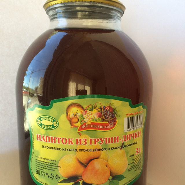Напиток из груши-дички 3л